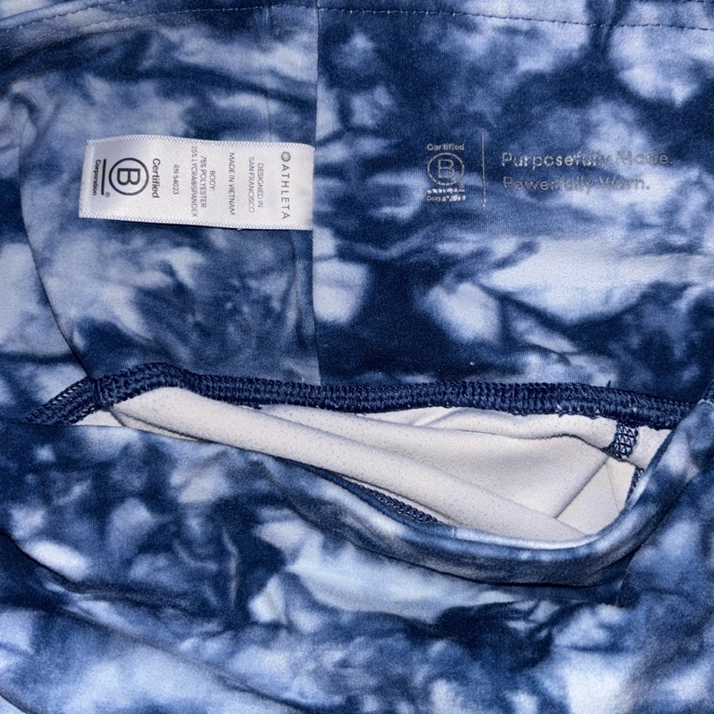 Athleta Chaturanga High Rise Floral Crush 7/8 Tights, Size S - Picture 12 of 16